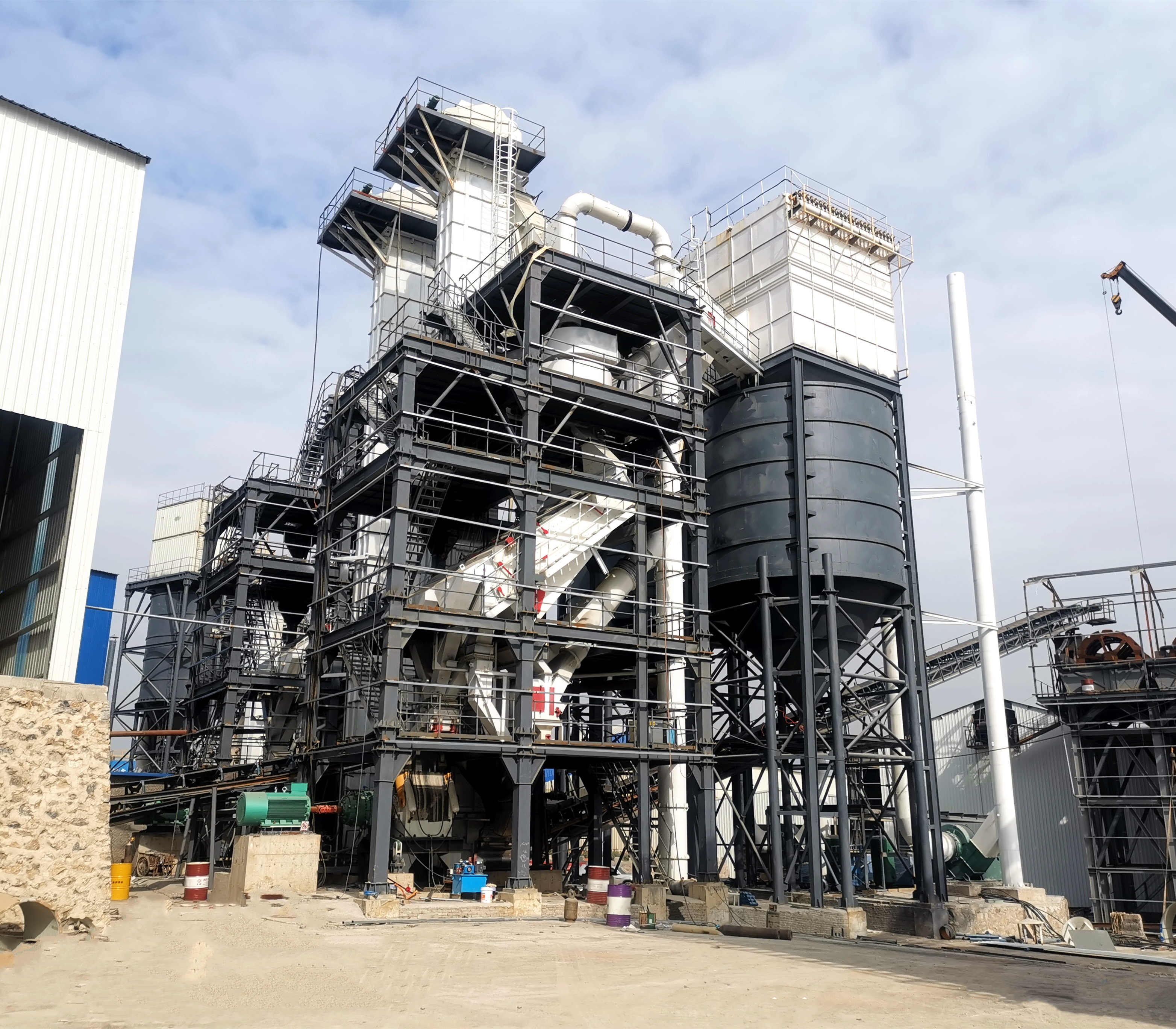 塔樓式制砂生產線（制砂樓），實現(xiàn)生產空間的最大化利用