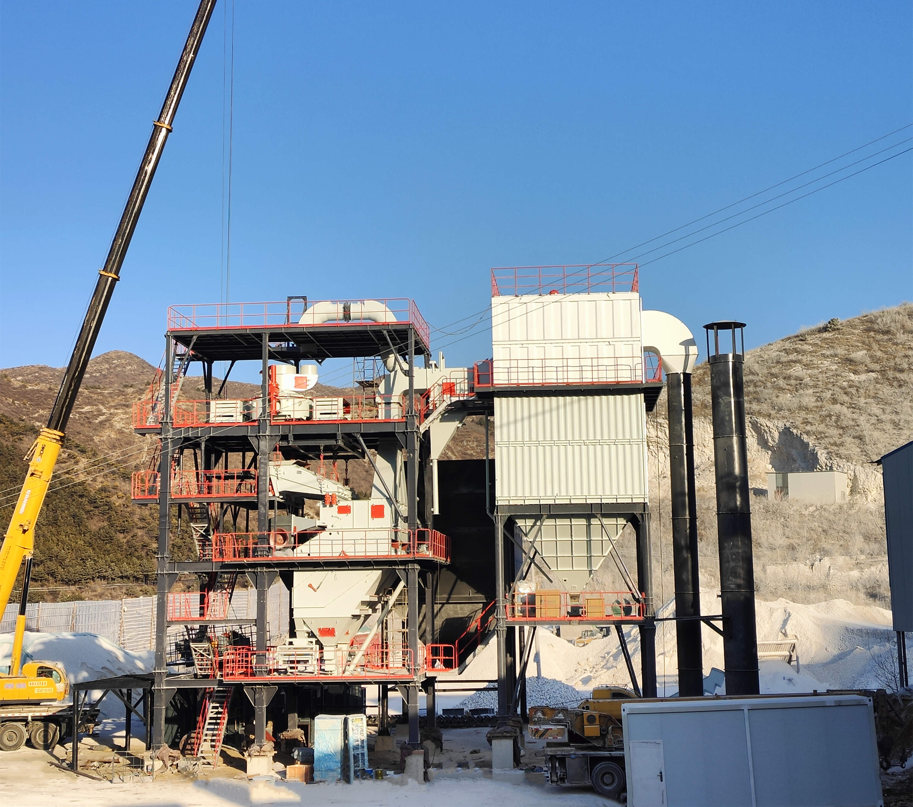 生產(chǎn)高品質(zhì)機(jī)制砂，請(qǐng)選擇唐山金路V9干式制砂樓