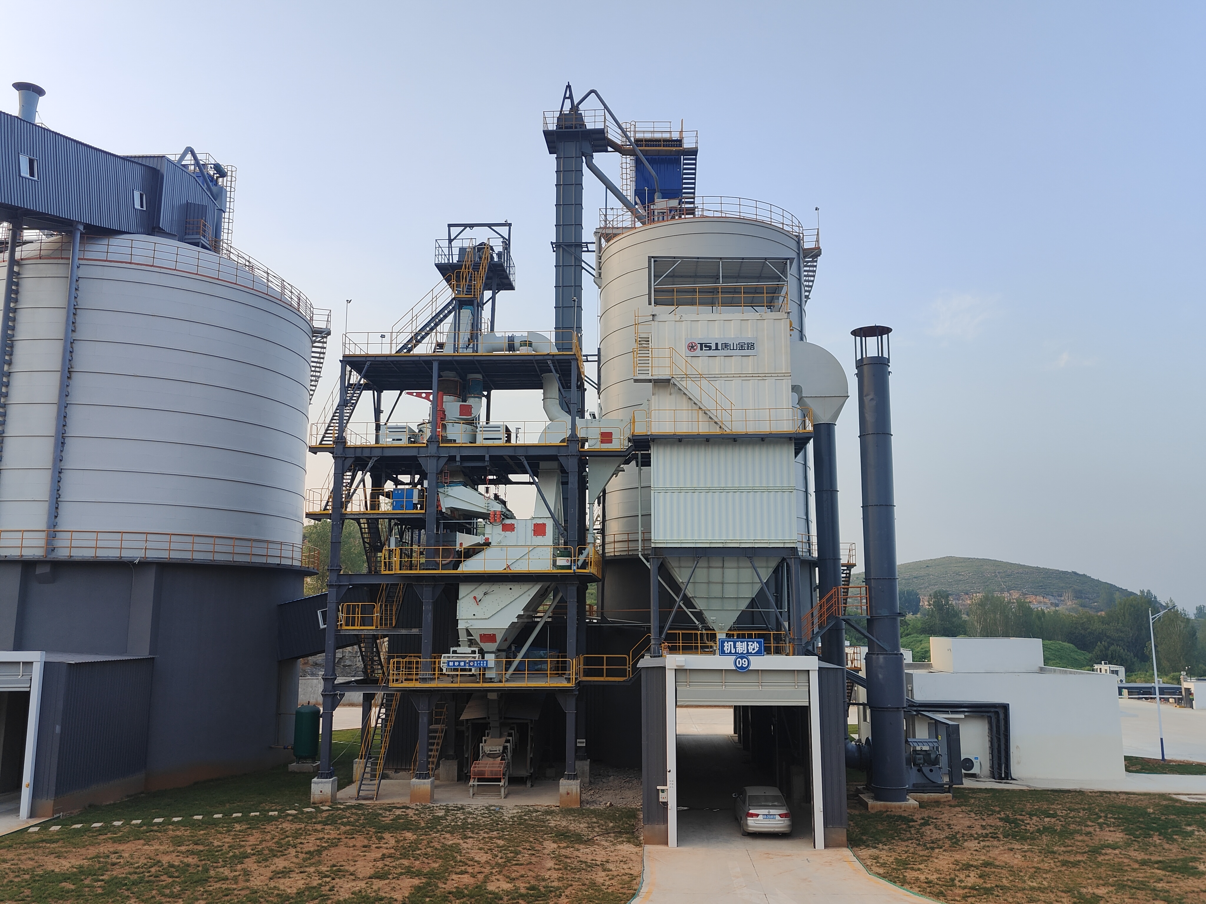 干法制砂樓：塔樓式布局，空間利用的優(yōu)化大師